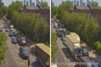 Rotherhithe Tunnel car crash causes traffic delays