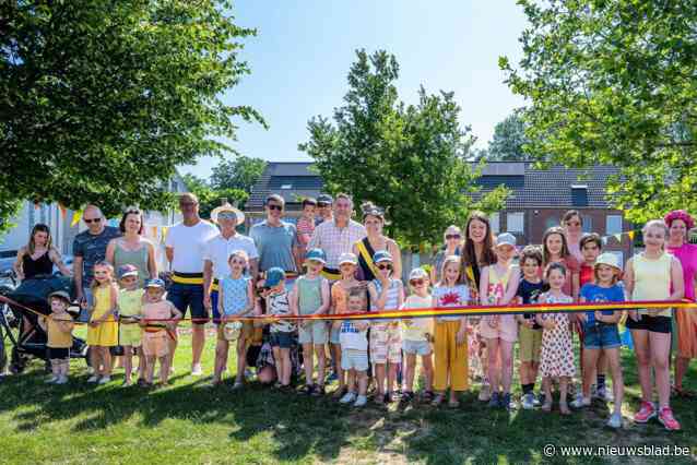 Nieuw speelplein feestelijk geopend