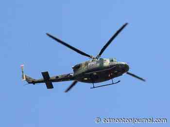 Edmonton Riverhawks to 'salute the troops' with RCAF helicopter rappel team