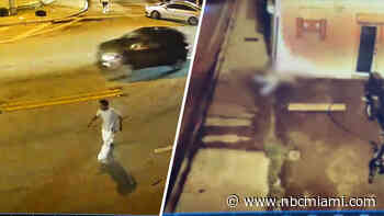 Police release new video showing a hit and run in Allapattah that left one person critical