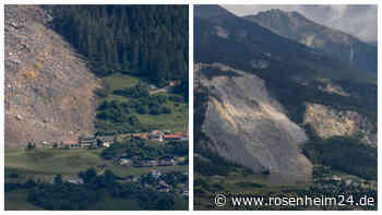 Gewaltiger Felssturz in der Schweiz verschont Bergdorf um Haaresbreite