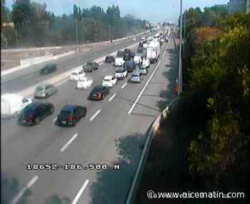 Un véhicule en panne provoque d'importants bouchons sur l'A8 dans les Alpes-Maritimes