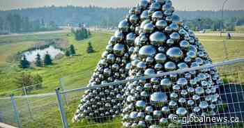 Oh balls! Repairs to Talus Dome sculpture in Edmonton delayed