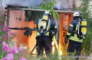 FW Celle: Feuer in Bauhaussiedlung