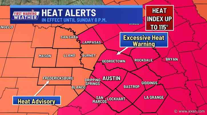 Excessive heat for Father's Day weekend