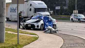 Woman killed in multi-vehicle collision in Brampton