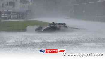 'Good weather for a duck!' - Bottas struggles in torrential rain