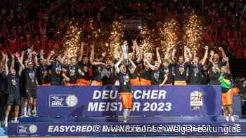 Basketball-Party in orange: Ulm erstmals deutscher Meister