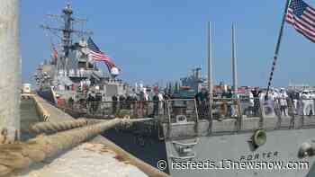 USS Porter home after first deployment from Naval Station Norfolk