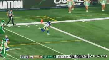 Collaros, Bombers spoil Roughriders home opener