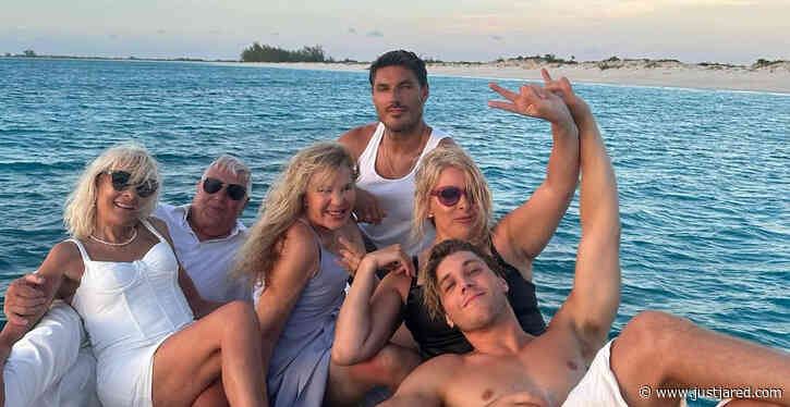 Lukas Gage Charters a Boat in Turks & Caicos for Husband Chris Appleton's 40th Birthday!