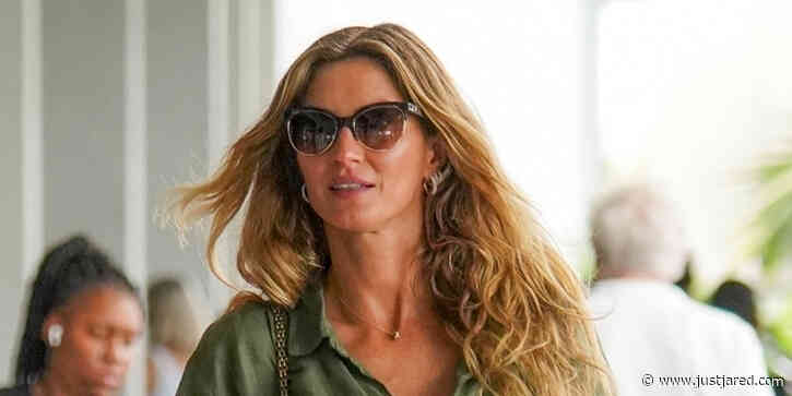 Glowing Gisele Bundchen Enjoys a Day Out in Miami