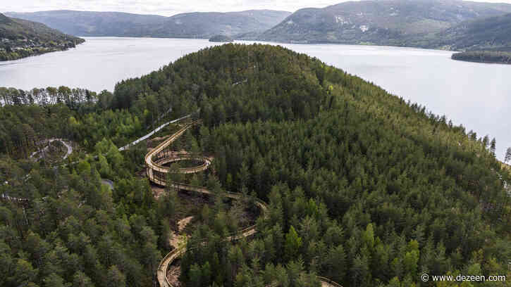 This week we revealed a treetop walkway in Norway