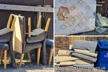 Mattress, chairs and treadmill dumped on Blackburn street