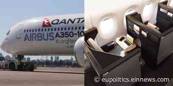 Qantas just unveiled its all-new Airbus A350 cabin that will fly on the new world's longest flight come 2025  take a look