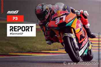 Lopez primo con le rain, Acosta il più veloce verso la Q2