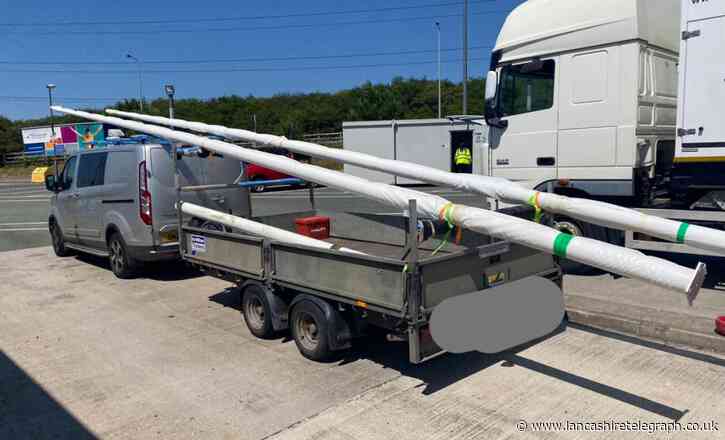 Vehicles stopped for carrying 'dangerous loads' on motorways