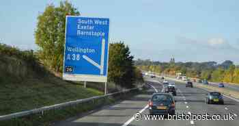 Live: M5 closed overnight by overturned vehicle