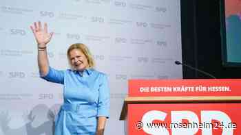 SPD kürt Faeser zur Spitzenkandidatin in Hessen