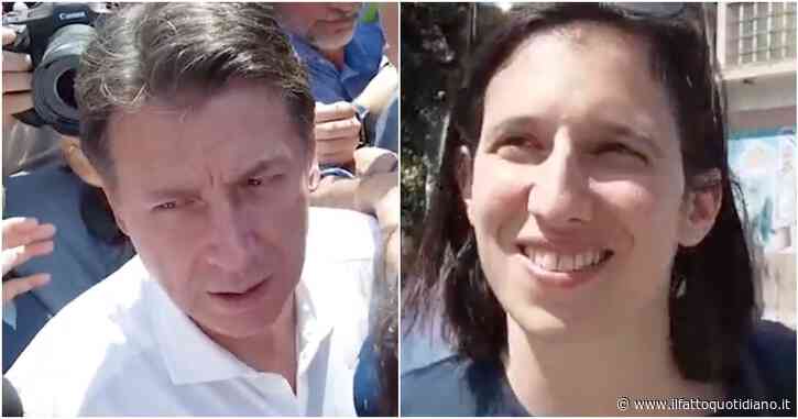 L’abbraccio tra Conte e Schlein alla manifestazione M5S. La segretaria PD: “Qui per dare un segnale e unire le nostre forze”