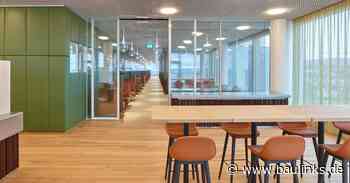 Trennwandsysteme von Strähle gliedern die Arbeitswelten im neuen Roche-Bau in Basel