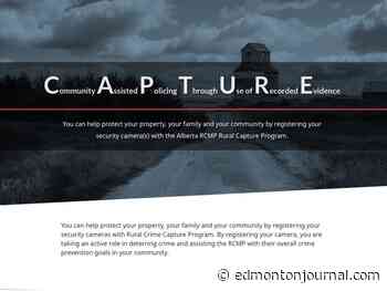 Alberta RCMP announce surveillance camera registry program