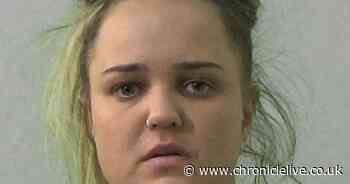 Bedlington yob headbutted ex and 'bit' her new partner on breast after barging into her home