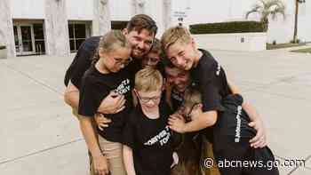 WATCH:  Dads celebrate 1st Father's Day after adopting 6 siblings