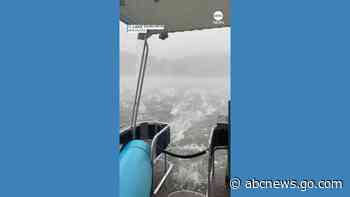 WATCH:  Intense hail batters Arkansas lakes as severe storms move through region