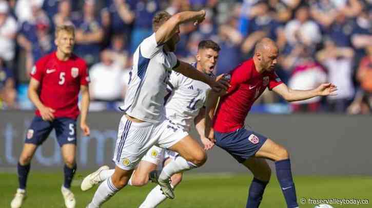 Haaland scores but Norway loses to Scotland in Euro qualifying