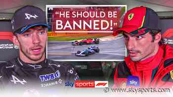 Gasly hits out at 'unacceptable' Sainz over impeding