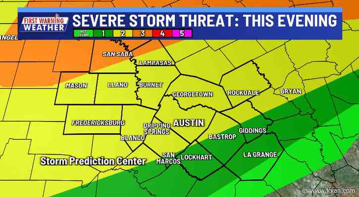 Severe thunderstorm watch for parts of the Hill Country