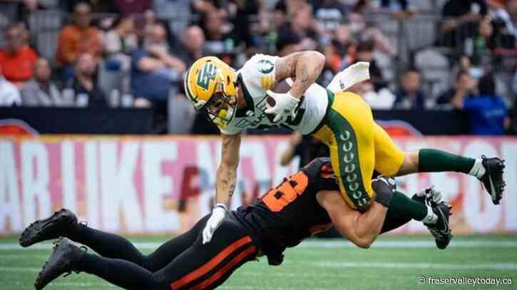 B.C. Lions blitz Edmonton Elks 22-0, Rhymes records game’s only touchdown
