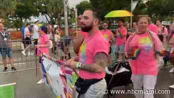 ‘I love Pride': Wilton Manors celebrates Stonewall Pride parade amid changes in Florida law