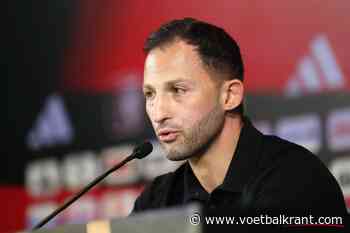 Domenico Tedesco doet een mooie geste aan Jacky Mathijssen voor match tegen Oranje