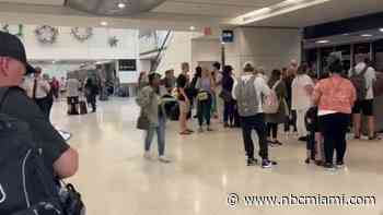 Baggage system outage that caused massive delays at Miami International Airport has now been fixed