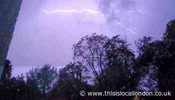 Hourly forecast for London as Met Office warnings for thunderstorms