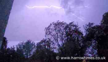 Hourly forecast for London as Met Office warnings for thunderstorms