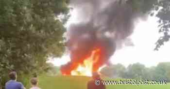 Huge fire completely destroys Stoke Gifford children's play park