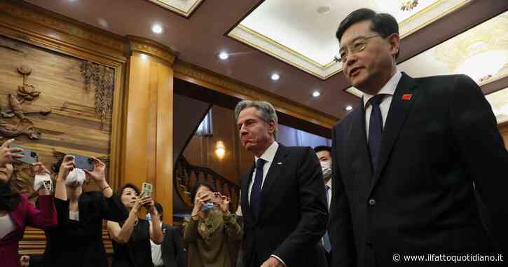 Colloqui Usa-Cina, Pechino: “Relazioni al punto più basso dal 1979, non è nel nostro interesse”. Blinken: “Incontro costruttivo”