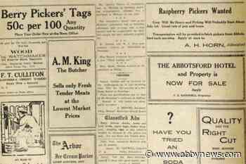 100 Years Ago: A wedding, a funeral and a murder update in Abbotsford’s archives