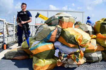 Coast Guard offloads cocaine worth $186M in Miami seized in Caribbean, Atlantic