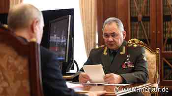 Schoigu gibt zu: Russland hat im Ukraine-Krieg zu wenig Panzer