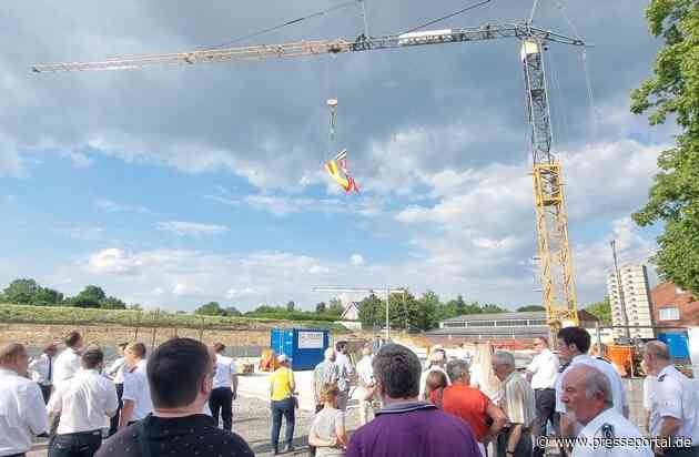 FW-WRN: Der Grundstein ist gelegt! Baustart gelungen bei der neuen Feuerwache vom Löschzug 3 der Freiwilligen Feuerwehr Werne in Stockum