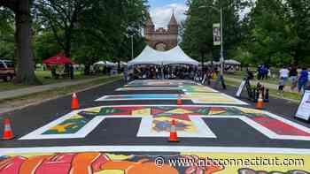 Black Lives Matter mural in Hartford unveiled following hateful vandalism