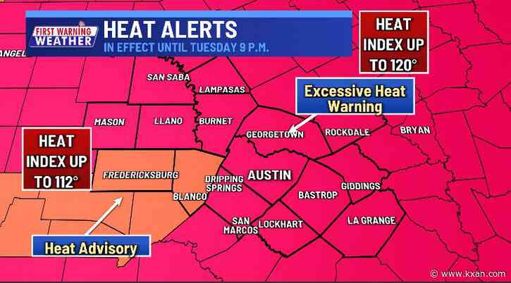 Heat holds steady until limited relief late in the week