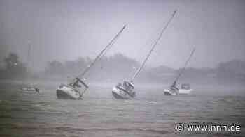 Rauer Seegang auf dem Balkon im dritten Stock