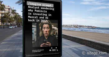 Publicis Groupe claps back at its Marcel AI critics with Cannes campaign