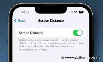 Your iPhone will soon alert if you if you're holding your device too close to your face 