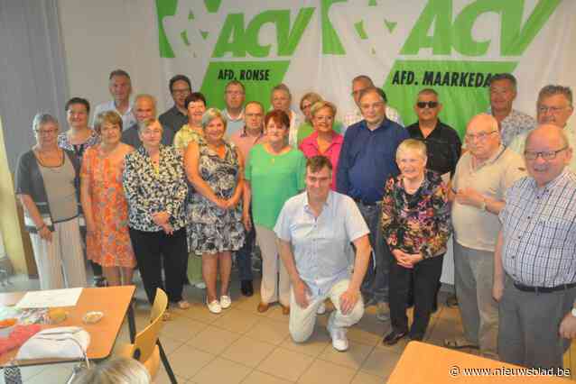 ACV-medailles voor trouwe leden uit Ronse en Maarkedal